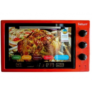 Настольная духовка SATURN ST-EC3801 Red в Запорожье Настольная духовка SATURN ST-EC3801 Red в Запорожье